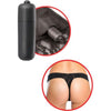 Hanky Spank Me Vibrating Panty Black Lace Thong