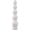 White Nights 7 inches Ribbed Vibrator