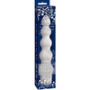 White Nights 7 inches Ribbed Vibrator