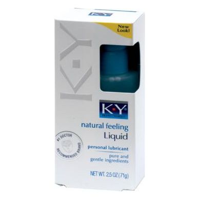 K-Y Natural Feeling Liquid 2.5oz