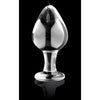 Icicles No 25 Glass Anal Plug Clear