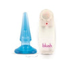 Basic Anal Pleaser Blue Vibrating Plug