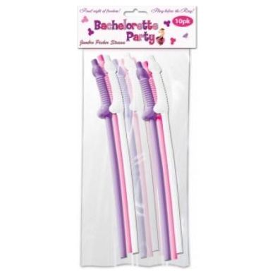 Bachelorette Flexy Super Straw Set 10 Count