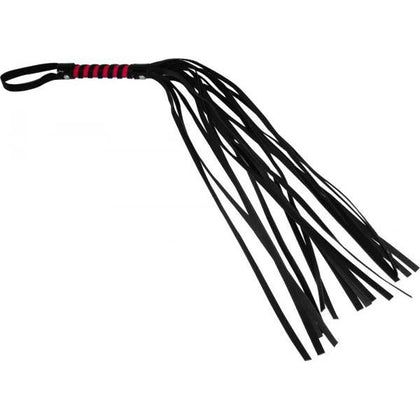 Red & Black Stripe Flogger