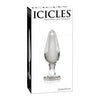 Icicles No 26 Glass Butt Plug Clear