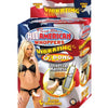 All American Whoppers 6.5in Vibrating Dong Universal Harness