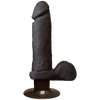 The Vibro Realistic Cock UR3 Vibrator 6 Inch - Brown