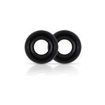 Donut Rings Oversized Black