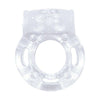 The Macho Crystal Collection Vibrating Cock Ring (clear)