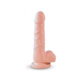 Basic 7 Realistic Dildo Suction Cup Beige