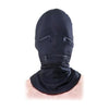 Fetish Fantasy Black Zipper Face Hood O/S