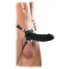 Fetish Fantasy Extreme 7in Silicone Hollow Strap-on Black
