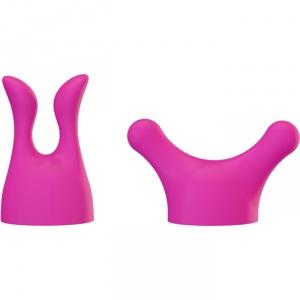 Palm Power Massager Heads Body 2 Pack Pink