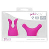 Palm Power Massager Heads Body 2 Pack Pink