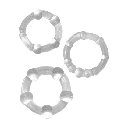 Beaded C Ring 3 Pack Set