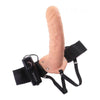 8 inches Vibrating Hollow Strap-On