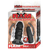 Ram Pulsating Butt Plug 4 Function Black