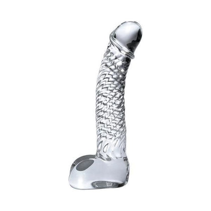 Icicles No 61 Clear Glass Realistic Dildo