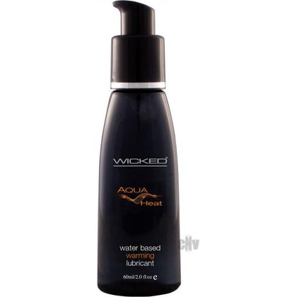 Wicked Aqua Heat Waterbased Warming Sensation Lubricant 2oz.