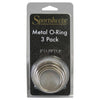 Sportsheets Metal O-Ring 3 Pack Nickel-free Rings