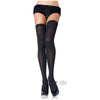 Nylons Over The Knee Plus Size Black