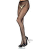 Sheer Nylon Crotchless Pantyhose Plus Size Black