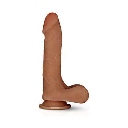 X5 Grinder Latin Realistic Dildo Brown