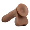 X5 Grinder Latin Realistic Dildo Brown