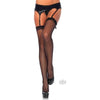 Fishnet Stocking Lace Tops O/S Black