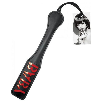 Sex & Mischief Baby Impressions Paddle Black