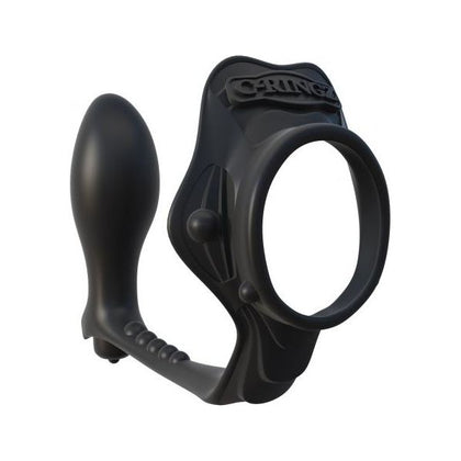 Rock Hard Ass Gasm Vibrating Ring - Black