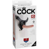 King Cock Strap On Harness 7 inches Cock Beige