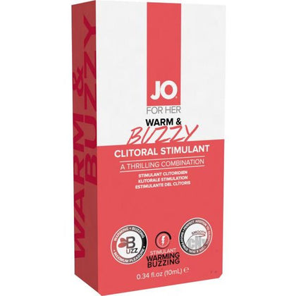 Jo Warm & Buzzy - Original - Stimulant (water-based) 0.34 Fl Oz / 10 Ml