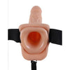 Fetish Fantasy 9in Vibrating Hollow Strap-on With Balls