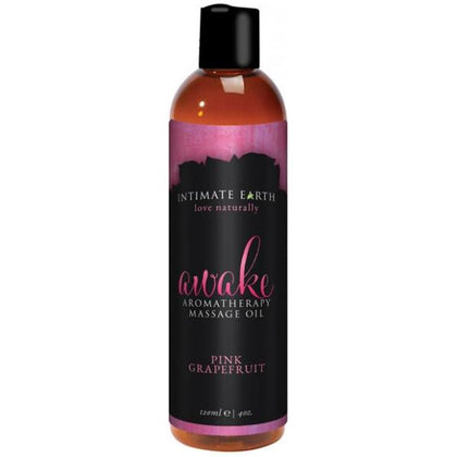 Intimate Earth Awake Massage Oil 4oz