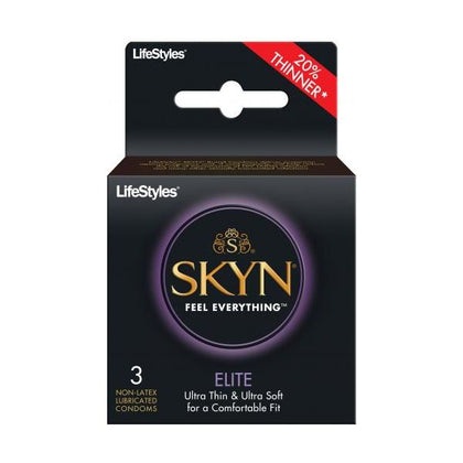 Lifestyles Skyn Elite 3 Pack Non-Latex Lubricated Condoms