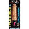 Skinsations Vibra-flex Heat Seeker Flexible/warming Dildo 12 Function