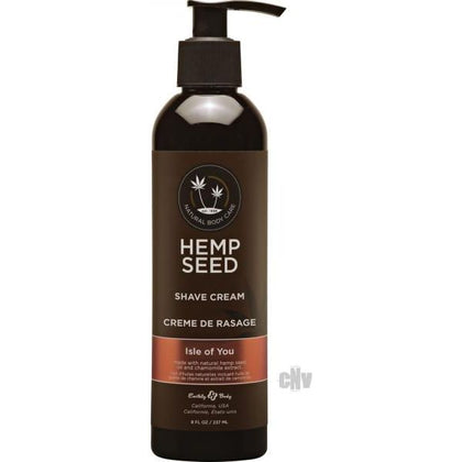 Earthly Body Hemp Seed Shave Cream Isle Of You 8oz