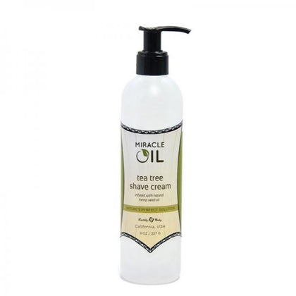 Earthly Body Miracle Oil Tea Tree Shave Cream 16oz