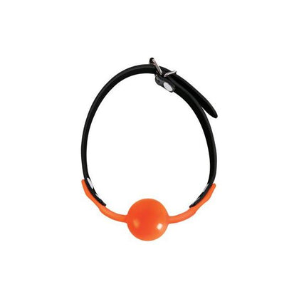 The 9's, Orange Is The New Black, Siligag Silicone Bag Gag, Orange With Black Faux Leather Straps