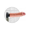 King Cock 8 inches Vibrating Dildo Beige