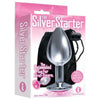 Silver Starter Bejeweled Stainless Steel Plug