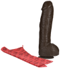 Bam Huge Realistic Cock 13 Inch - Brown