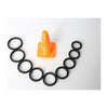 Play Zone Kit Black 9 Rings and Storage Cone