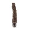 Dr Skin Vibe 6 8.75 inches Chocolate Brown Vibrating Dildo