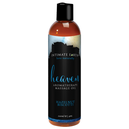 Intimate Earth Heaven Hazelnut Biscotti Massage Oil 4oz