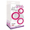 Gossip Love Ring Trio 3 Rings Set