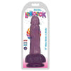 Lollicock 7 inches Slim Stick Dildo with Balls