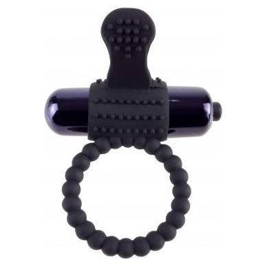 Fantasy C Ringz Vibrating Silicone Super Ring Black