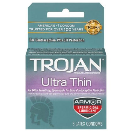 Trojan Ultra Thin Armor (spermicidal) 3pk